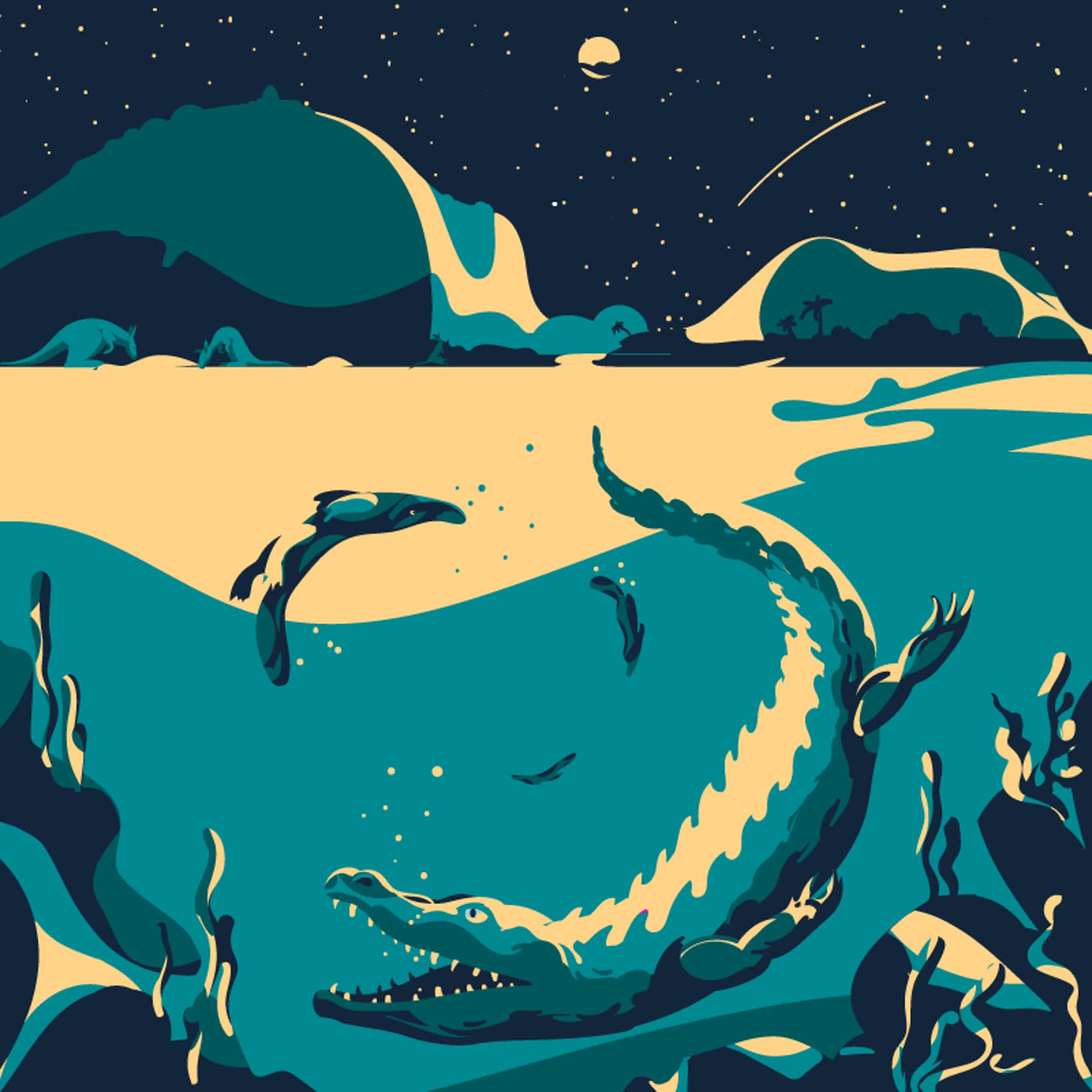 Crocodile and platypus.jpg
