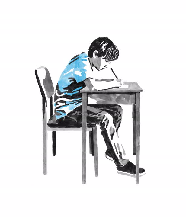 Boy Writing / Havas