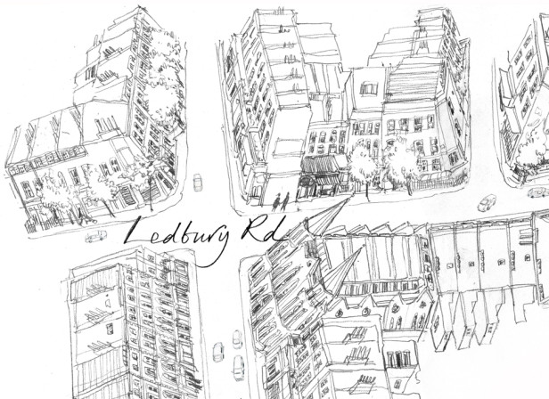 Westbourne Grove Ledbury Road Above Street View / London Magazine