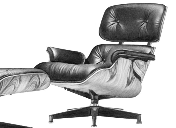 Eames Chair And Stool