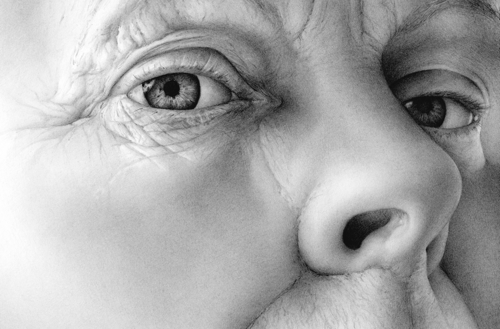 Woman Looking Out Detail