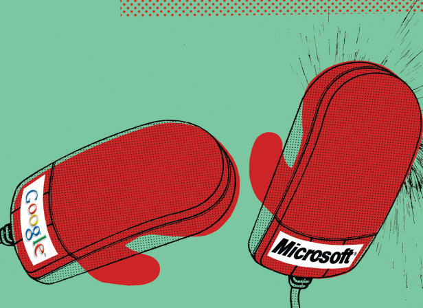 Google Versus Microsoft New Scientist