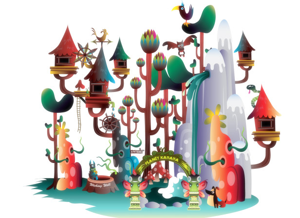 Planet Kamama Online World App Game Books