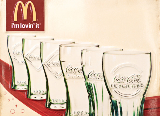 McDonald's Retro Coca-Cola Tin Sign Photo By Oli Kellett