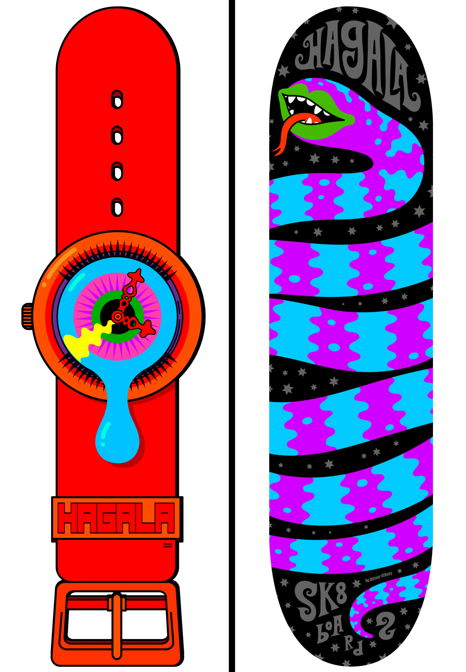 Hibert Time Machine + Snakeboard
