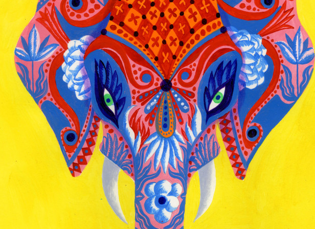 Indian Elephant Art