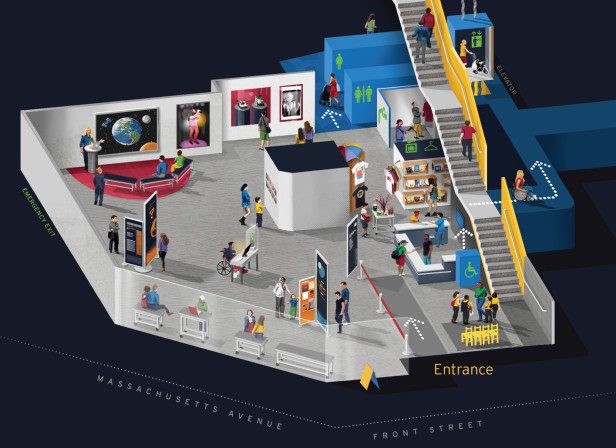 1st Floor / MIT Museum Map