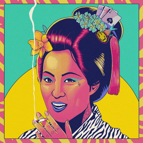 SMOKING-GEISHA_square_good-luck-version_.gif