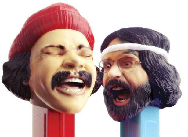 Cheech &amp; Chong Pez Dispenser / Playboy Magazine