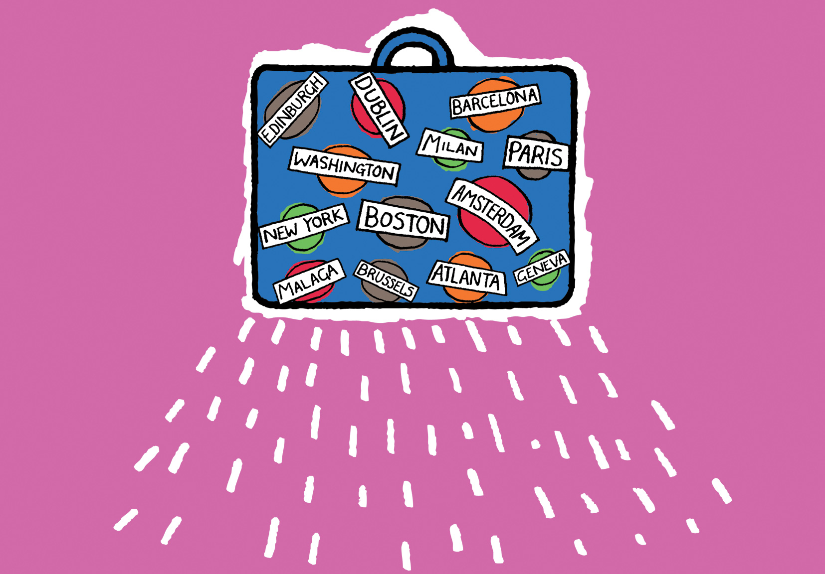 Well Travelled Suitcase