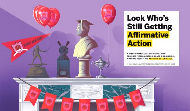 Look Who's Still Getting Affirmative Action / The Boston Globe
