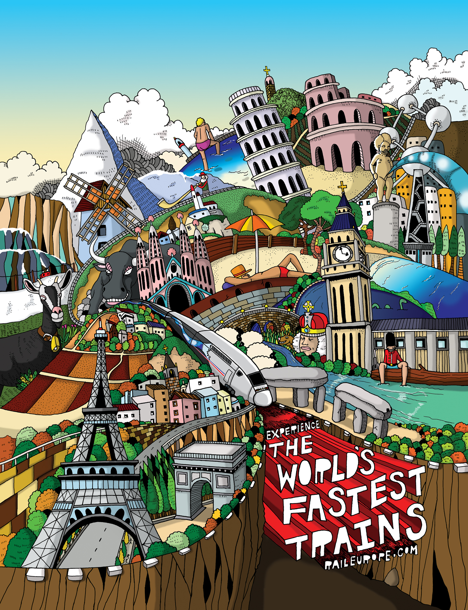 TGV Trains Poster