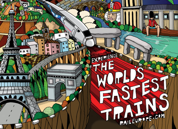 TGV Trains Poster
